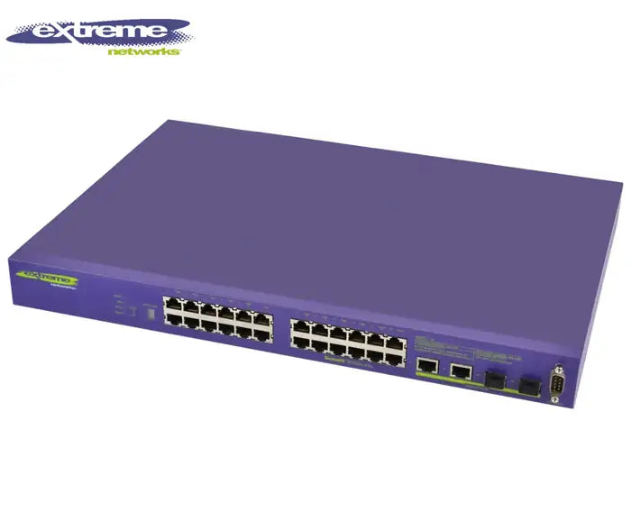 Refurbished | SWITCH ETH 24P 100MB & 2x1GB SFP EXTREME NETWORKS SUMMIT X250E-24t