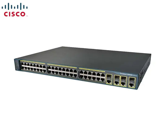 Refurbished | SWITCH ETH 48P 1GB RJ45 & 4x1GB SFP CISCO CATALYST 2960G