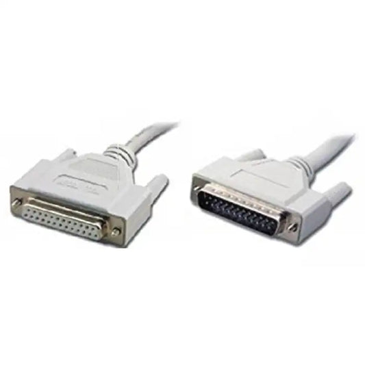 Refurbished | CABLE DB25 MALE TO DB25 FEMALE WHITE