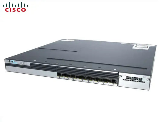 Refurbished | SWITCH ETH OPT 12P 1GB SFP CISCO CATALYST 3750X-12S-E — 2xFAN, 1xPSU