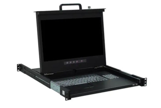 Refurbished | RACK MONITOR MINICOM 17" GA MON K/B WITH RAILS with PSU 3.251.025