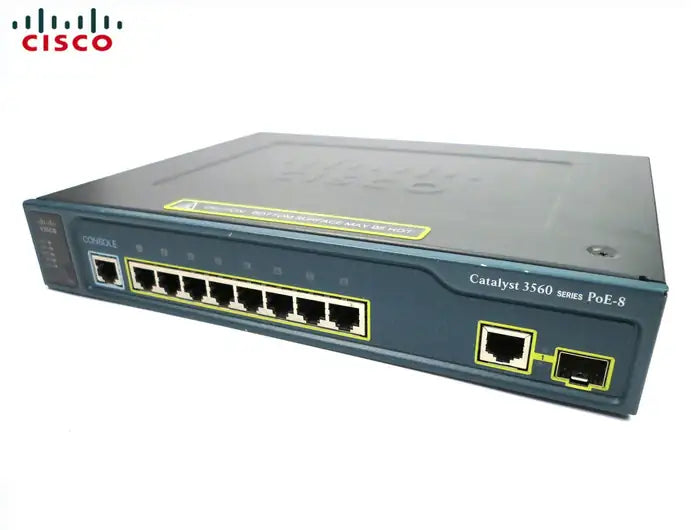 Refurbished | SWITCH ETH 8P 100MB CISCO 3560 1X1GB RJ45 OR SFP POE