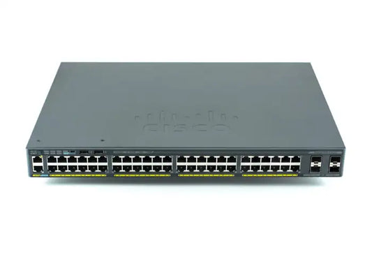 Refurbished | SWITCH ETH 48P 1GBE & 4SFP CISCO CATALYST 2960-X PoE+ 1xPSU LAN Base