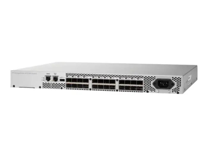 Refurbished | SWITCH FC 24P(8ACTIVE) 8GB SFP HP STORAGEWORKS 8/8 SAN/NO RACKMOUNT KIT