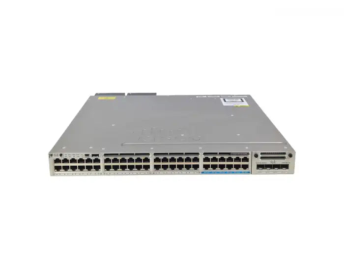 Refurbished | SWITCH ETH 48P 1GBE (12x1/2.5/5/10G UPOE) & 2x10 SFP+ & 2x1G SFP CISCO CATALYST 3850 POE+ 1100W IP L