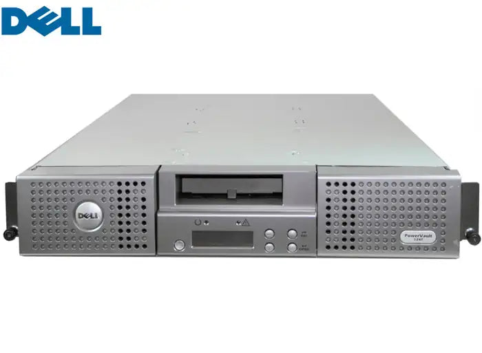 Refurbished | TAPE LIBRARY DELL POWERVAULT 124T 2U WITH 1xLTO3 DRIVE/1xMAG