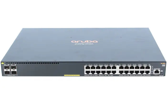 Refurbished | SWITCH ETH 24P 1GBE 4x1GBE SFP HP ARUBA 2540 24G POE+ 370W