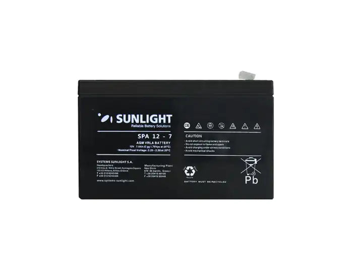 Refurbished | BATTERY VRLA RECHARGABLE 12V-7AH FOR UPS NEW