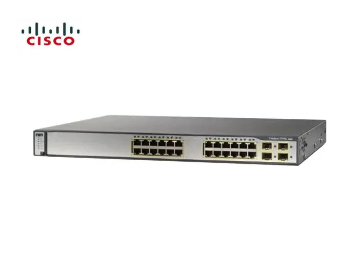 Refurbished | SWITCH ETH 24P 1GB & 4x1GB SFP CISCO C3750G NEW