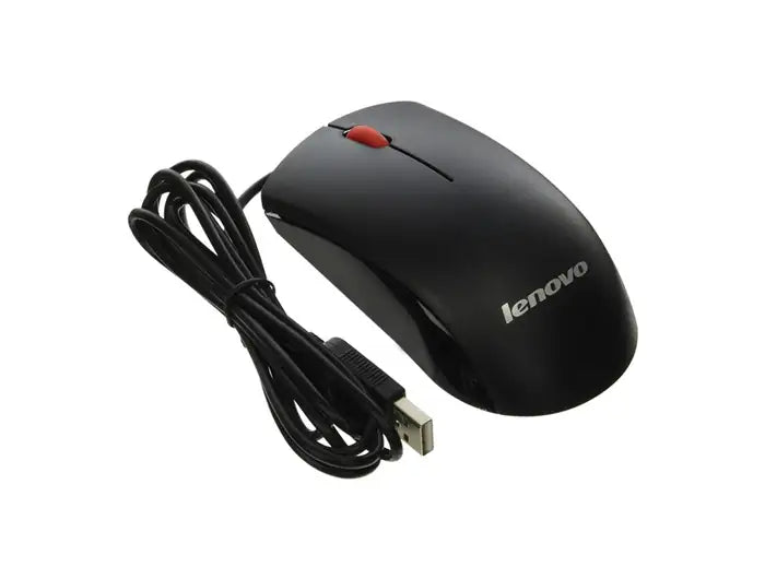 Refurbished | MOUSE LENOVO OPTICAL USB BLACK