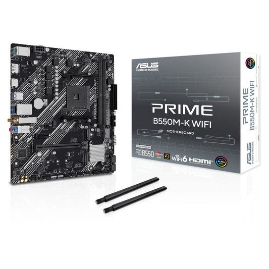 ASUS MOTHERBOARD PRIME B550M-K WIFI, AM4 , MATX