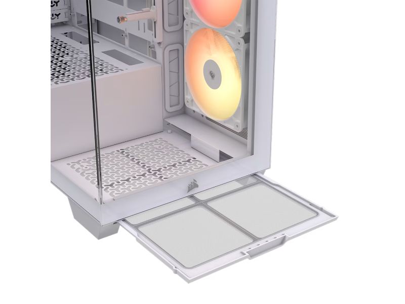 Corsair 3500X ARGB / Mid-Tower Case / Tempered Glass / ATX / White – PN: CC-9011323-WW