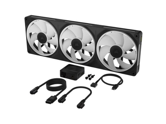 Corsair Case Fan LX360 RGB Unified Frame Black + iCUE LINK System Hub — CO-9051065-WW