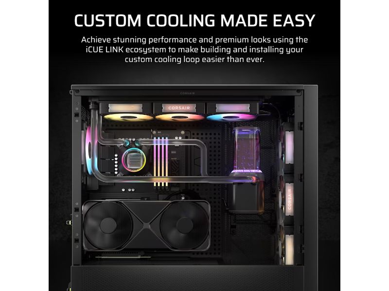 CORSAIR HydroX XH505i iCUE LINK Custom Cooling Kit (Stealth Gray)