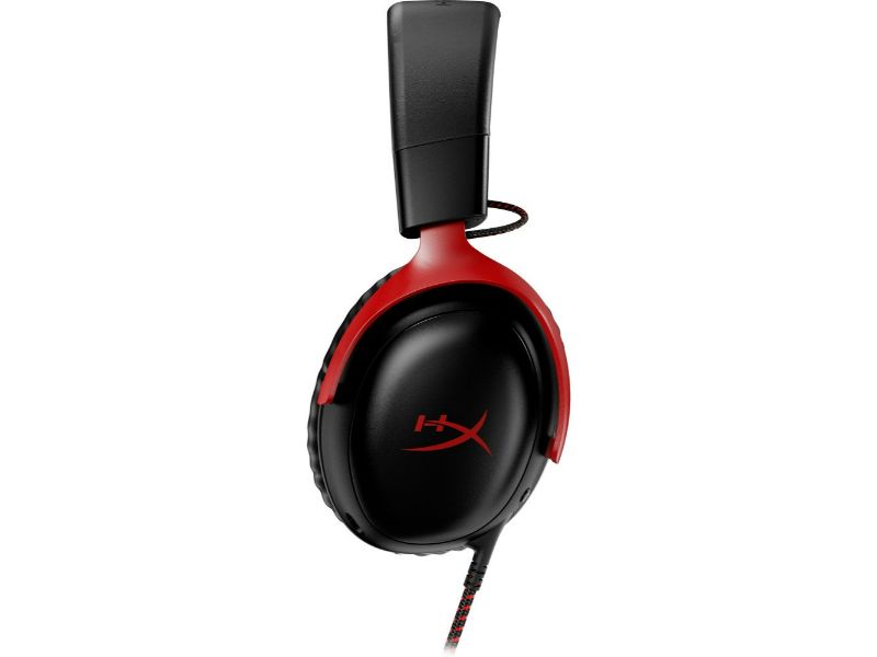 HyperX Cloud III Over Ear Wired Gaming Headset Black/Red — 727A9AA