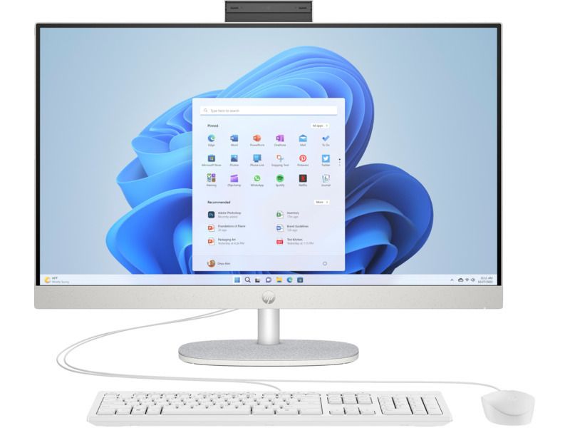 HP All-in-One 27-cr0001nv 27\" R7-7730U/16GB/512GB/W11H 2Y Warranty 8B5B4EA