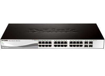 D-LINK Switch DGS-1210-28, 24-Port ,10/100/1000 Mbps, 4-port SFP