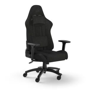 Corsair Gaming Chair TC100 Relaxed — Fabric Black/Black — CF-9010051-WW