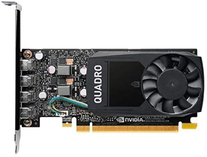 Refurbished | VGA 2GB NVIDIA QUADRO P620 4x MINI DISPLAY PORT PCI-EX FP