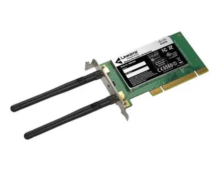 Refurbished | NIC LINKSYS WIRELESS-N DUAL NO ANTENNA PCI LP
