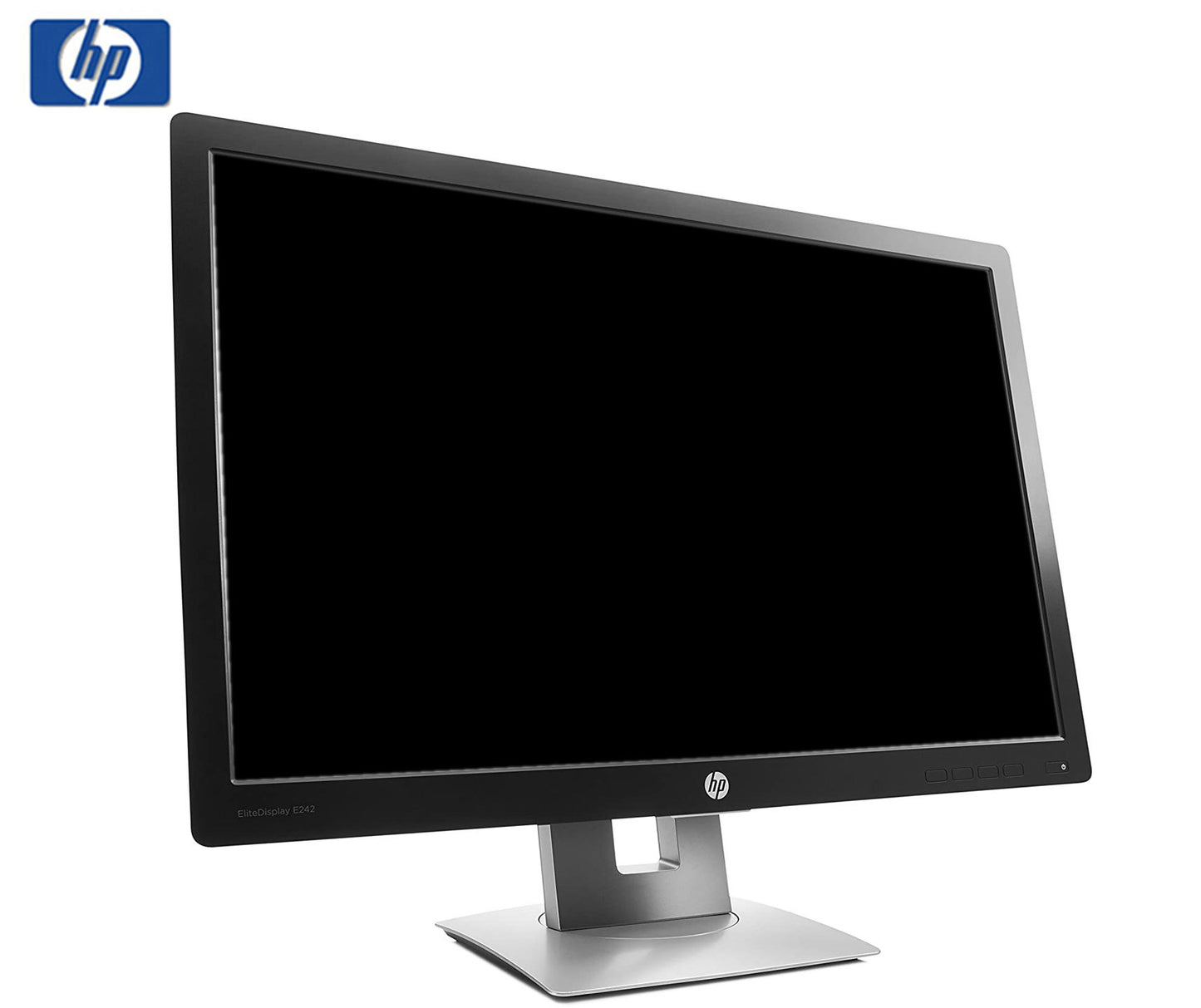 Refurbished |  MONITOR 24' LED IPS HP E242 BL-SL WIDE GA-