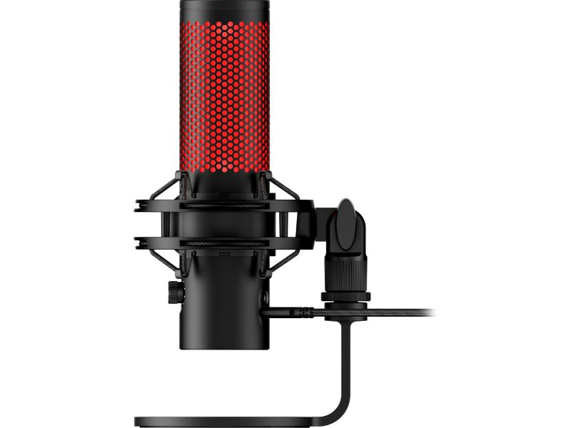 HyperX QuadCast 2 USB Microphone — Red Lighting — Black — 872V1AA