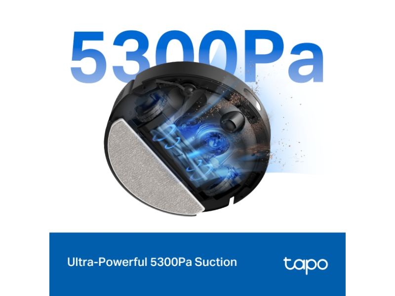 TAPO 5300Pa Hyper Suction Robot Vacuum <(>&<)> Mop + Smart Auto-EmptyDock