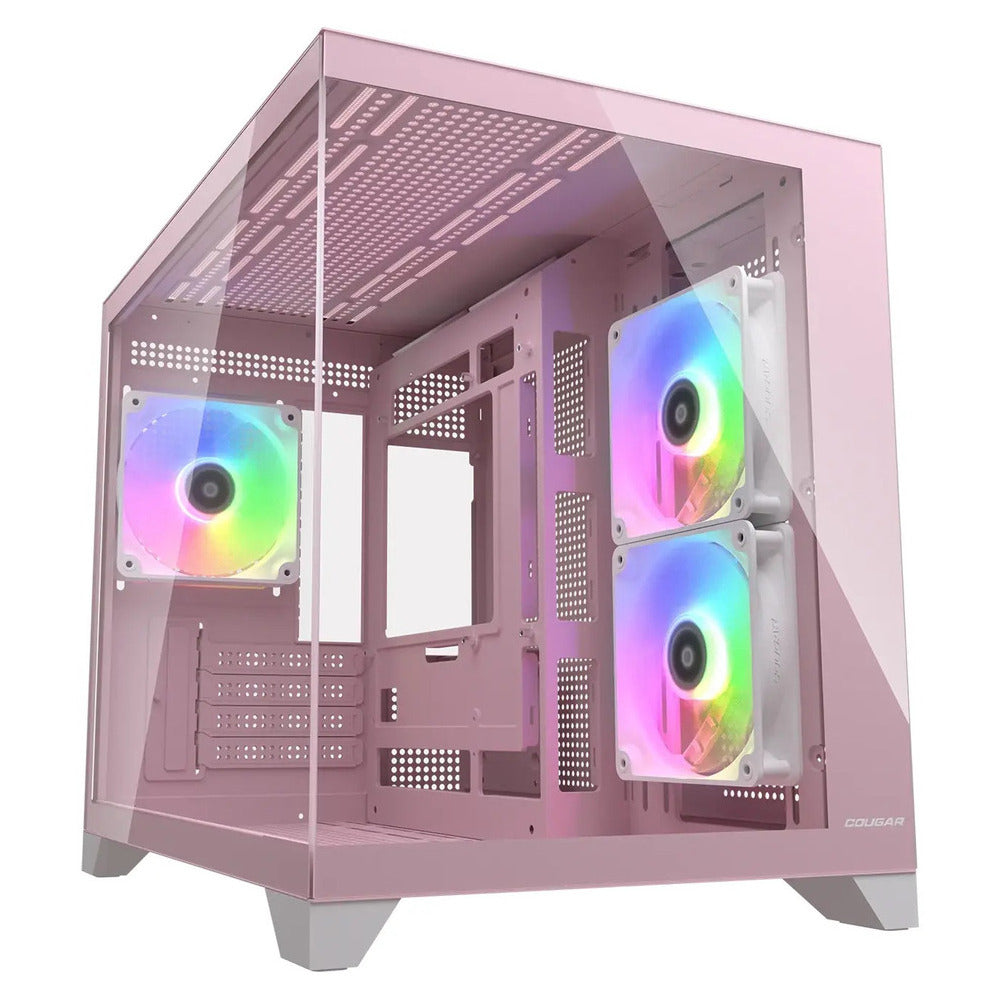 CC-COUGAR Case FV150 Mini RGB |  Micro ATX Pink