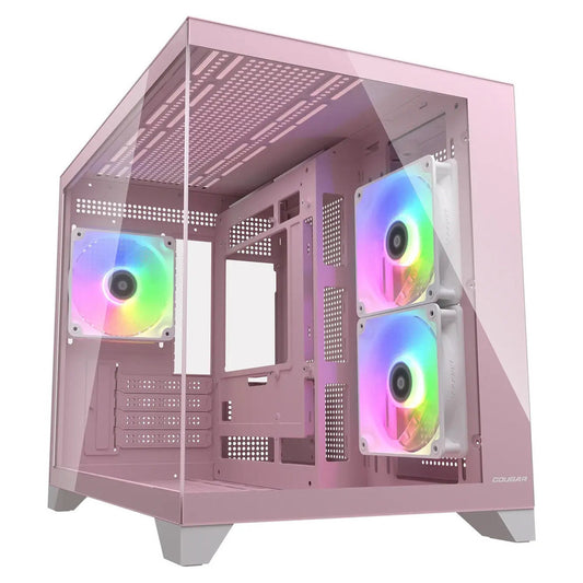 CC-COUGAR Case FV150 Mini RGB |  Micro ATX Pink