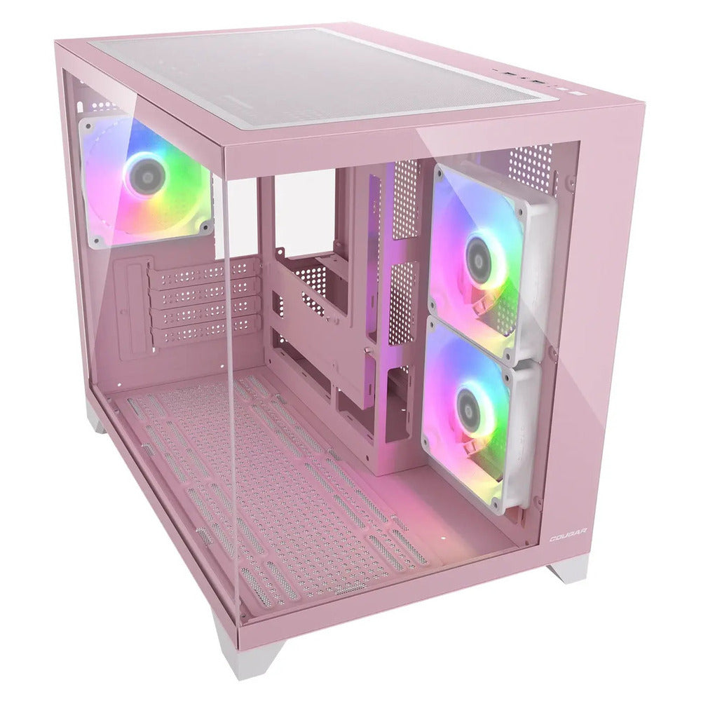CC-COUGAR Case FV150 Mini RGB |  Micro ATX Pink