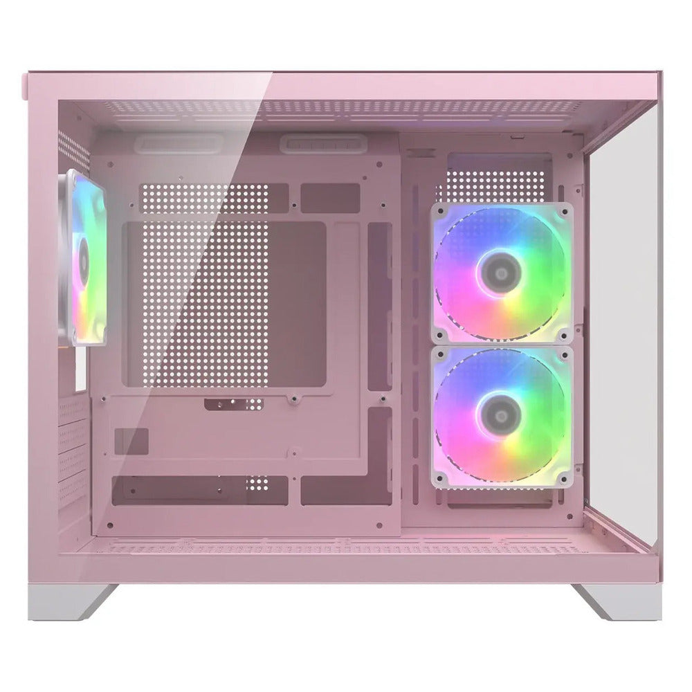 CC-COUGAR Case FV150 Mini RGB |  Micro ATX Pink