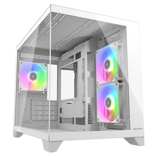 CC-COUGAR Case FV150 Mini RGB |  Micro ATX White