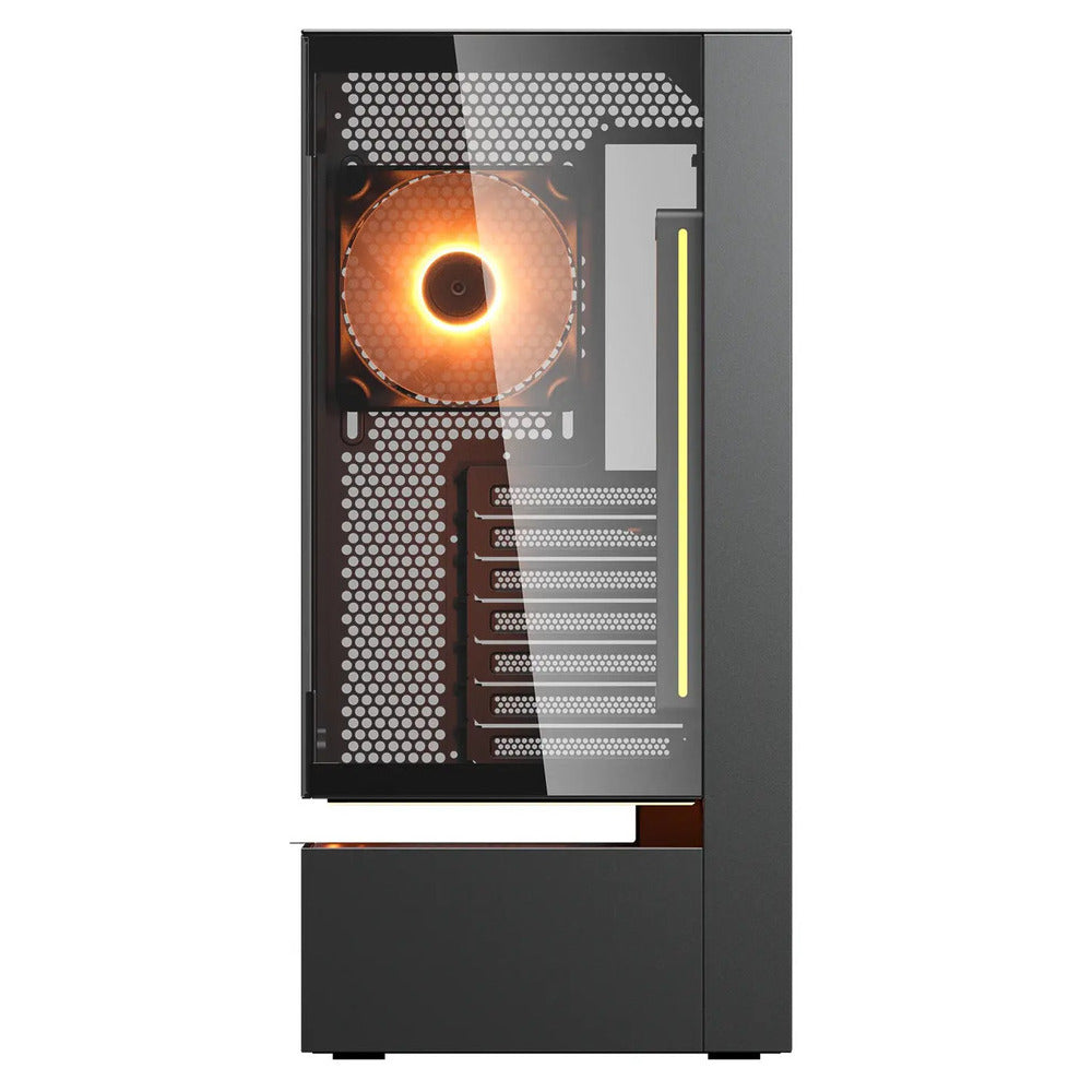 CC-COUGAR Case CFV235 Tempered Glass Middle ATX Black (1x240mm  |  1x 120mm ARGB fans preinstalled)