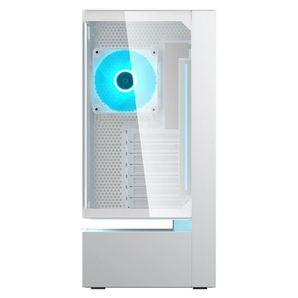 CC-COUGAR Case CFV235 Tempered Glass Middle ATX White (1x240mm  |  1x 120mm ARGB fans preinstalled)