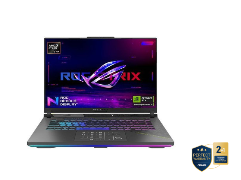 Laptop ASUS ROG STRIX 16''/ R9-9955HX/ 32GB/ 1TB SSD/ NVIDIA GeForce RTX 5070/ Windows 11 PRO/ 2Y — 90NR0NK7-M00LU0