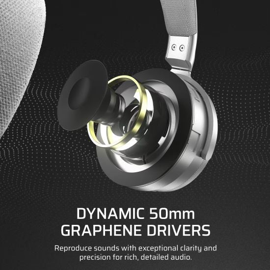 Corsair Wireless Gaming Headset Virtuoso MAX RGB — Dolby Atmos — Silver -CA-9011373-WW
