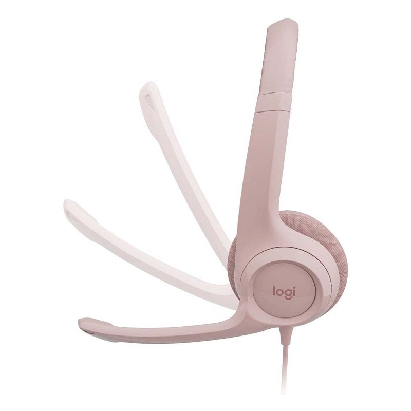 LOGITECH Headset Wired H390 — USB Type A — Rose