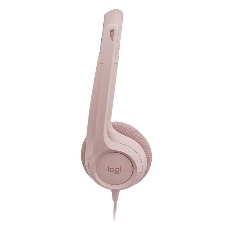 LOGITECH Headset Wired H390 — USB Type A — Rose