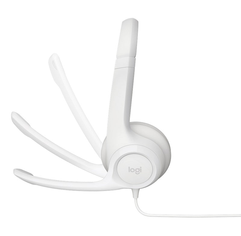 LOGITECH Headset Wired H390 — USB Type A — White
