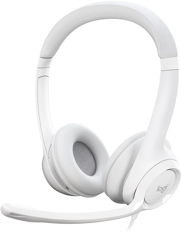 LOGITECH Headset Wired H390 — USB Type A — White