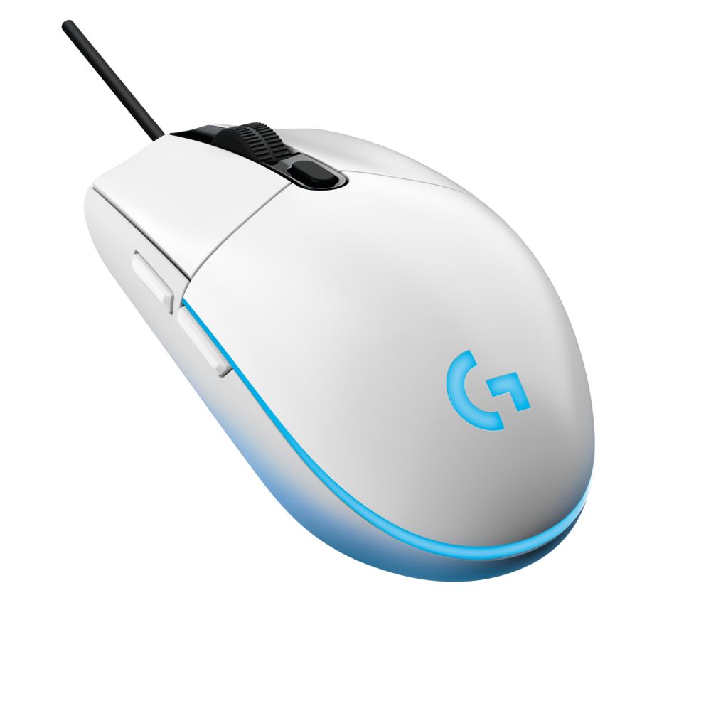 LOGITECH Mouse Gaming G102 Lightsync White