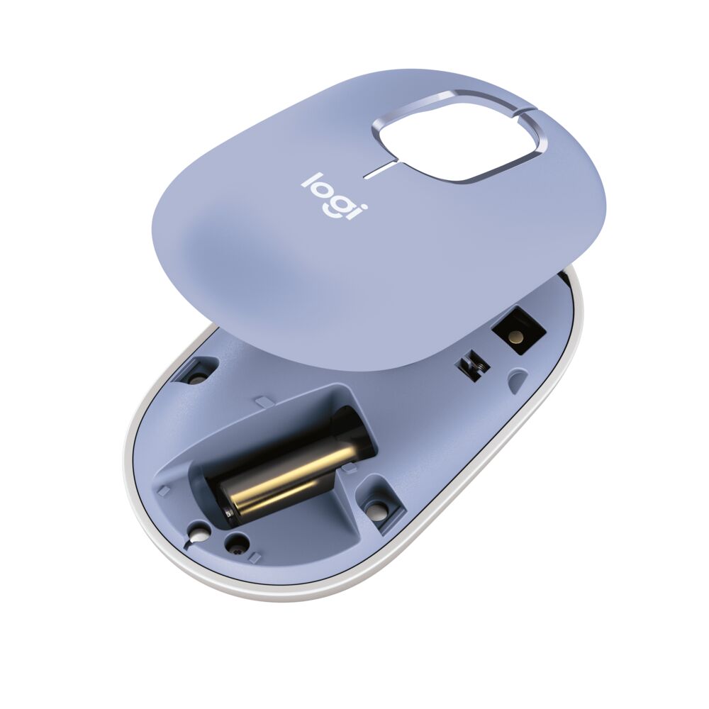 LOGITECH Mouse POP Wireless With Emoji Button Lilac