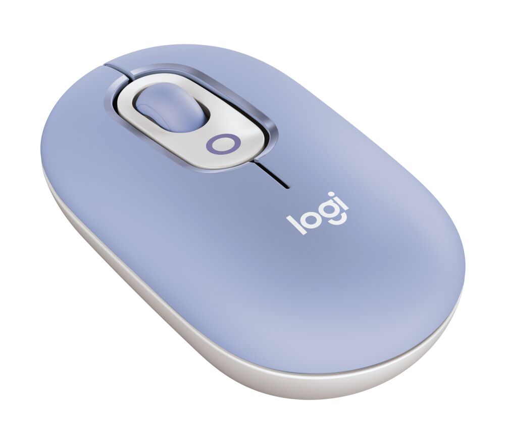 LOGITECH Mouse POP Wireless With Emoji Button Lilac