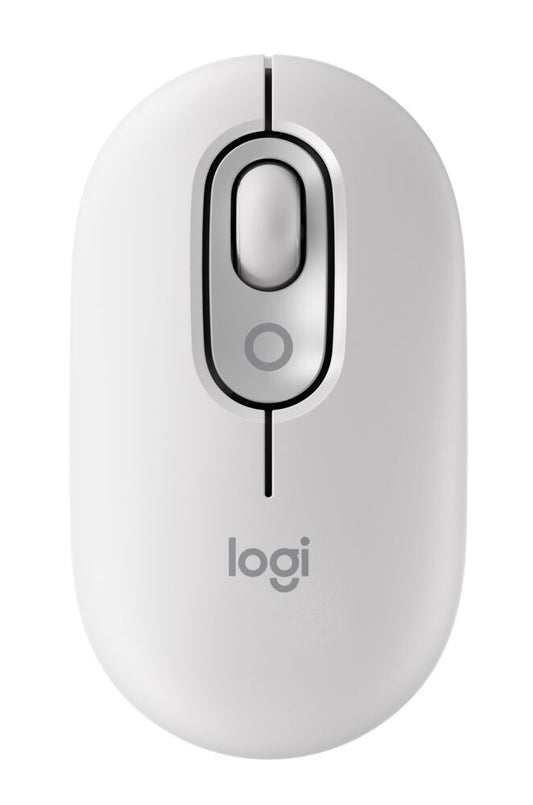 LOGITECH Mouse POP Wireless With Emoji Button White