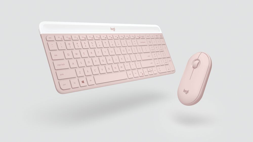 LOGITECH Keyboard/Mouse Wireless MK470 Rose