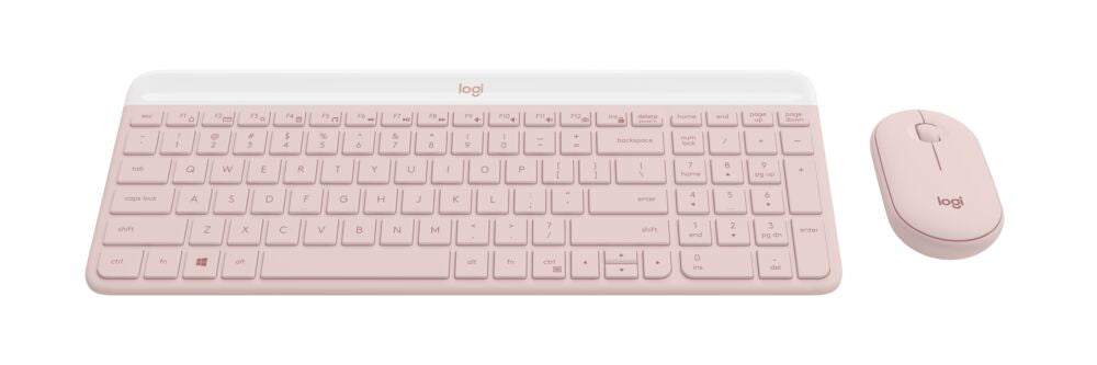 LOGITECH Keyboard/Mouse Wireless MK470 Rose