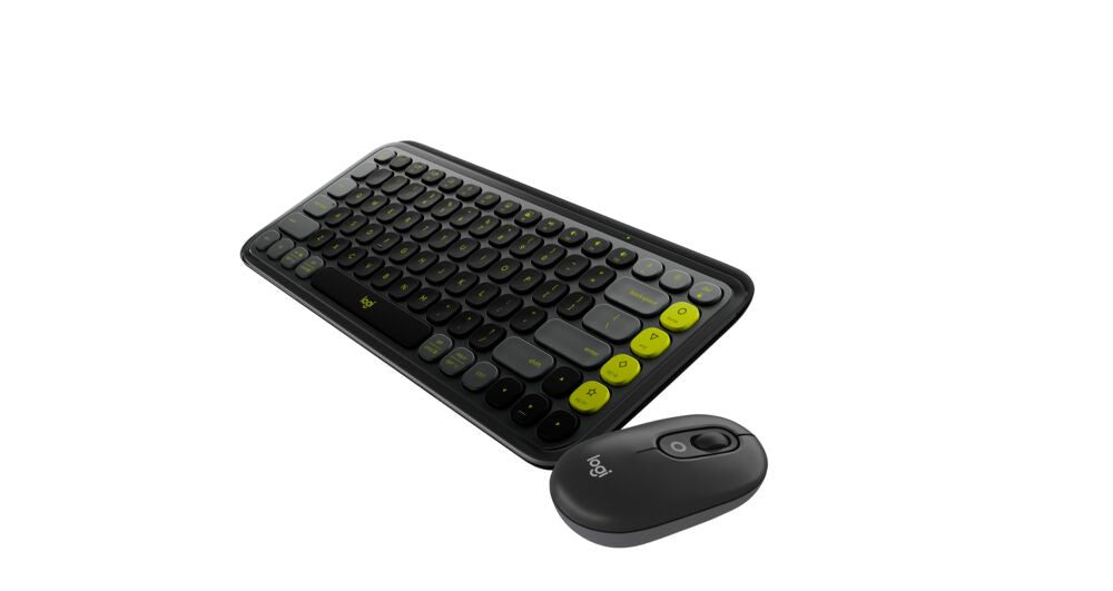 LOGITECH Keyboard/Mouse Wireless POP Icon Combo Graphite