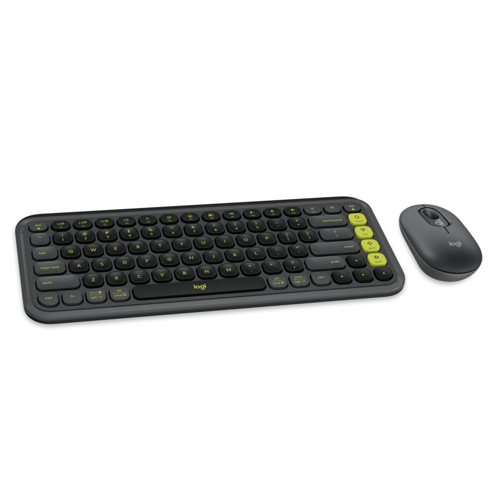 LOGITECH Keyboard/Mouse Wireless POP Icon Combo Graphite
