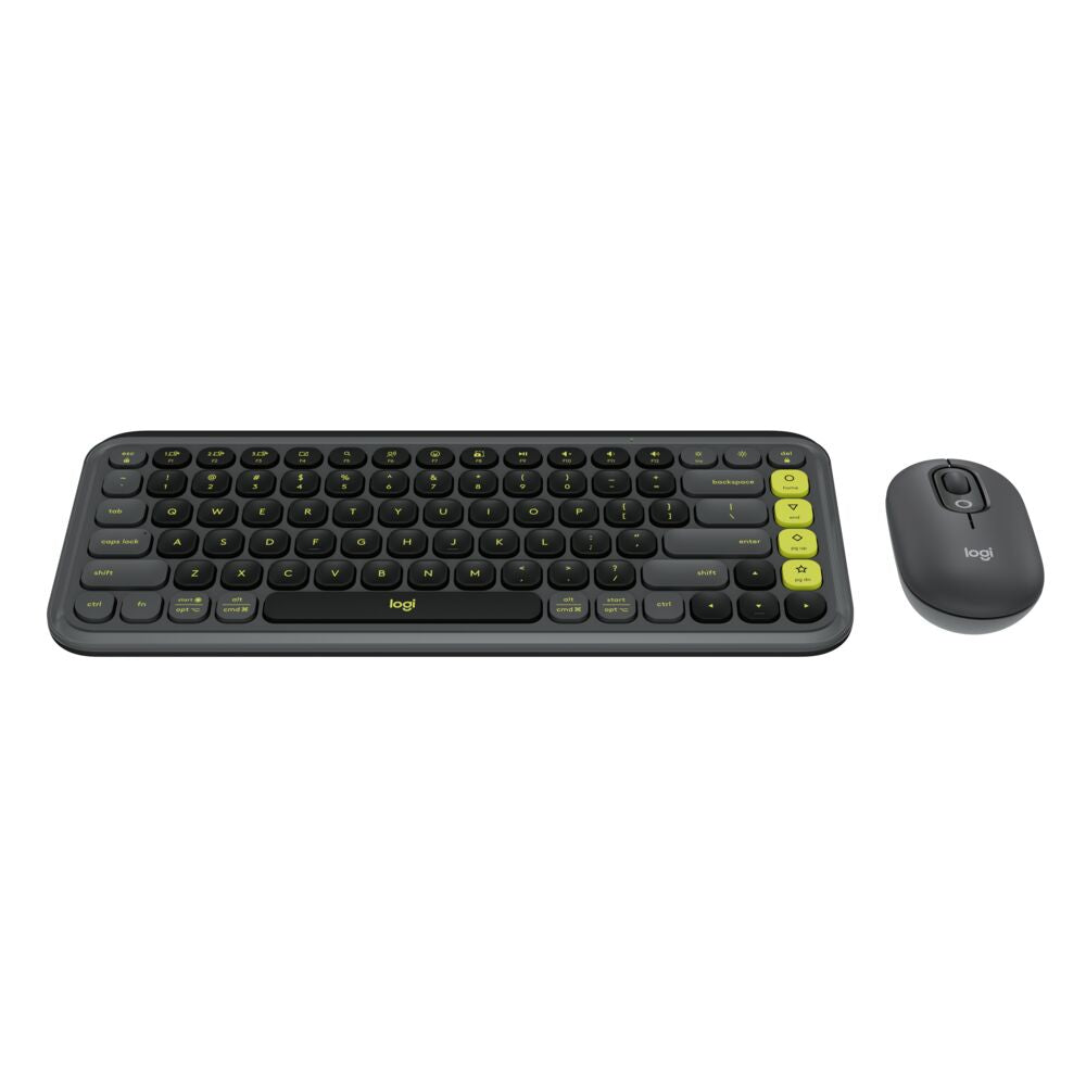 LOGITECH Keyboard/Mouse Wireless POP Icon Combo Graphite