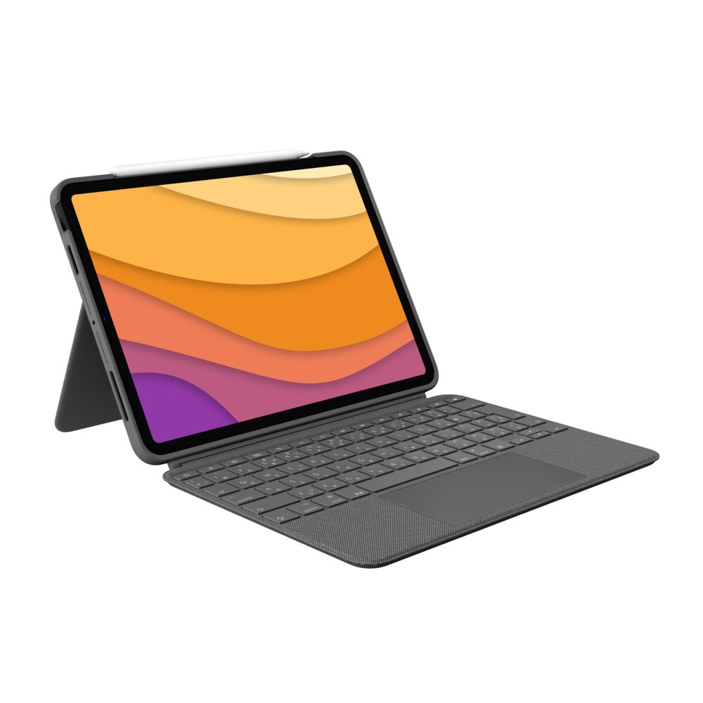 LOGITECH Case / Keyboard Combo Touch για iPad Air 13 ιντσών (M2 και M3), Oxford Grey